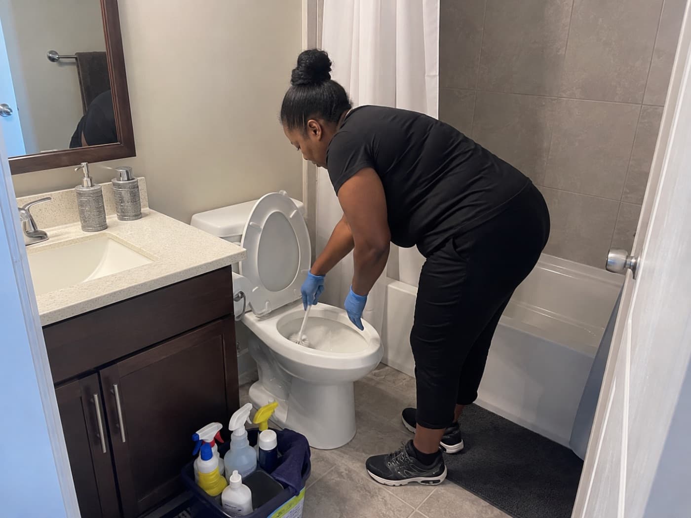 Deep cleaning.